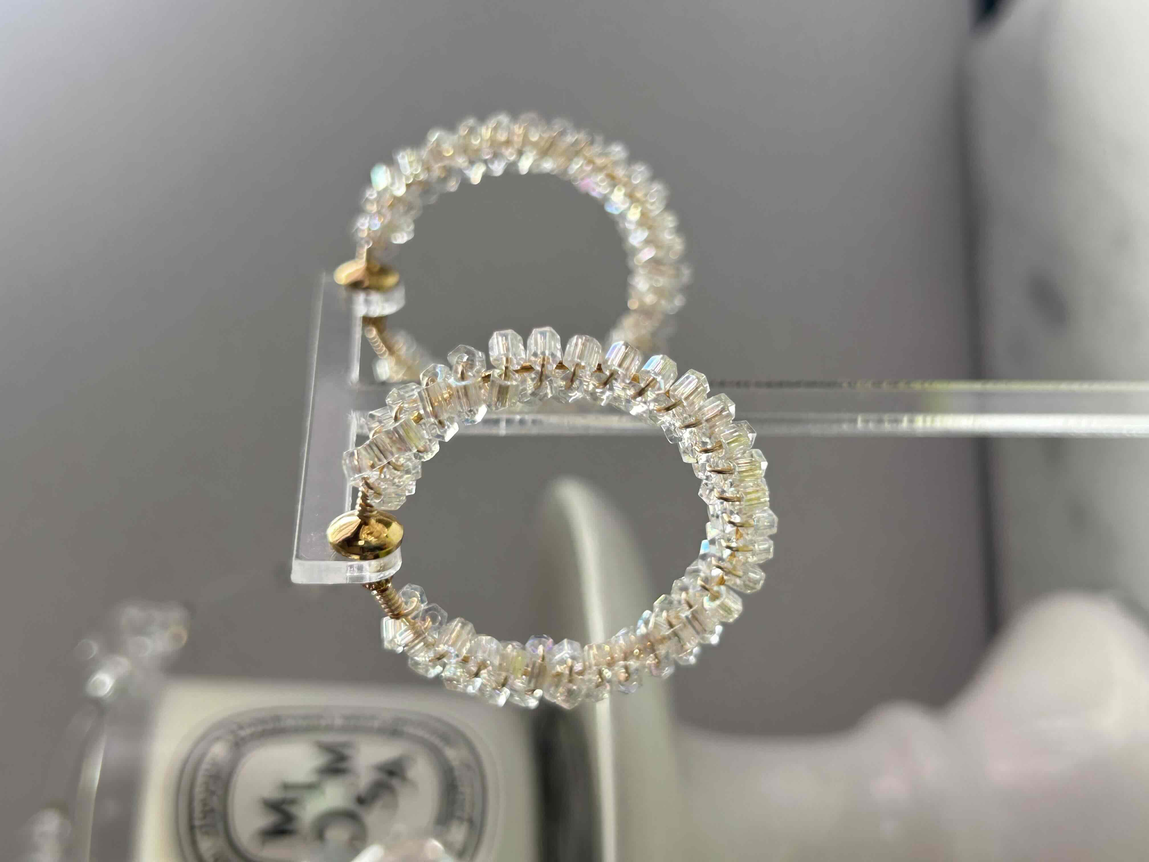 6/11 20:00-販売開始 Crystal Dew Hoop Earring