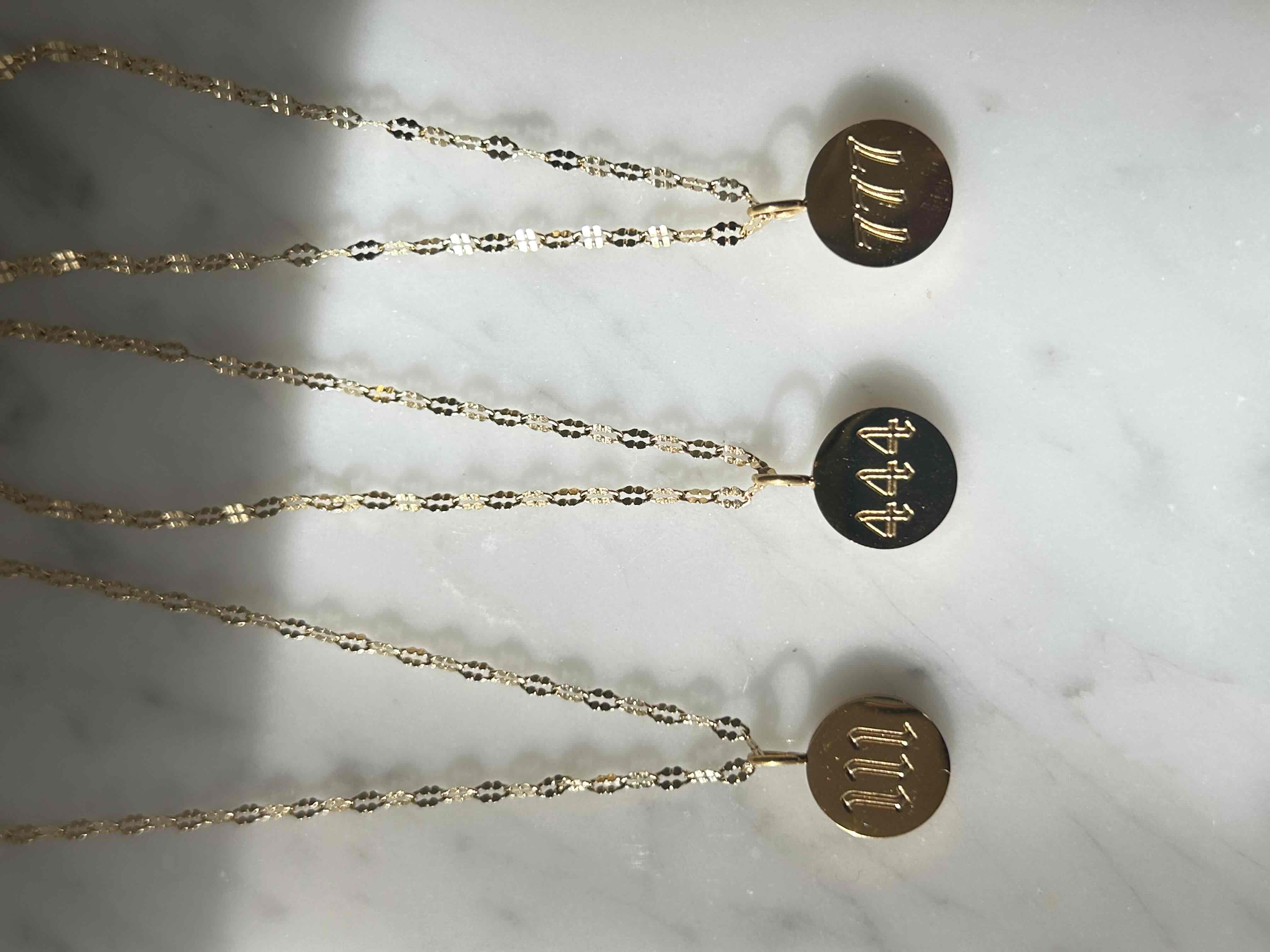 ANGEL NUMBE NECKLACE