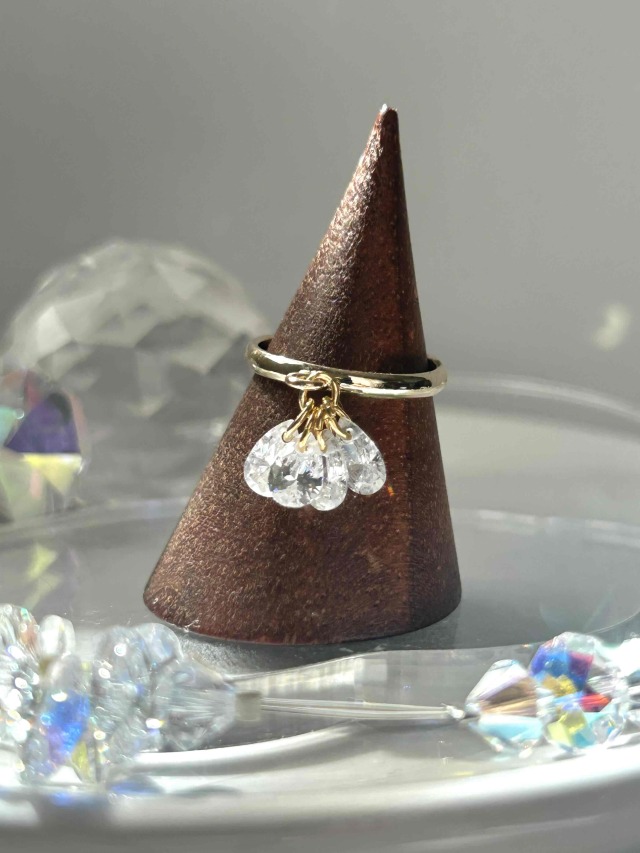 4/23 20:00-販売開始 LOVE TEARS pinky ring