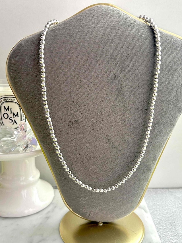 6/25 20:00-販売開始 【ALUM+】SV925 Silver Dot Necklace