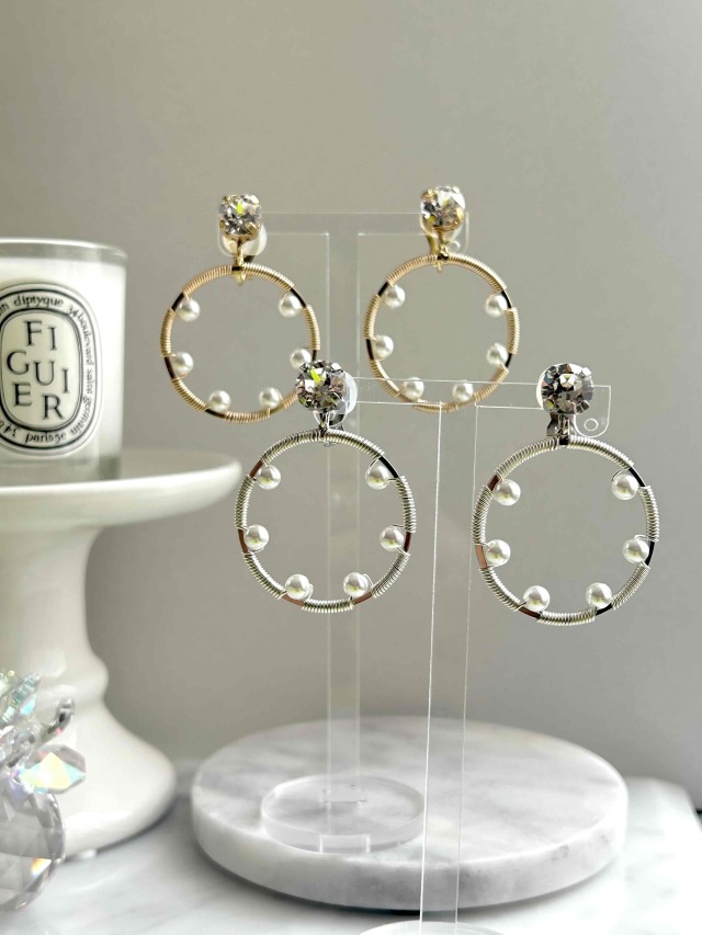 7/23 20:00-販売開始 円環Pearl Earring
