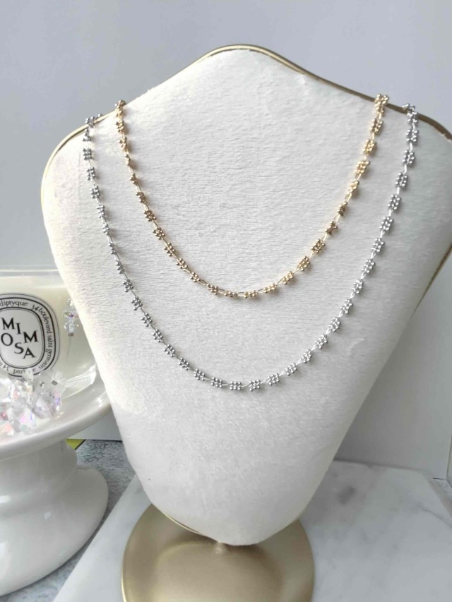 3/12 20:00-販売開始 PETIT FLOWER NECKLACE