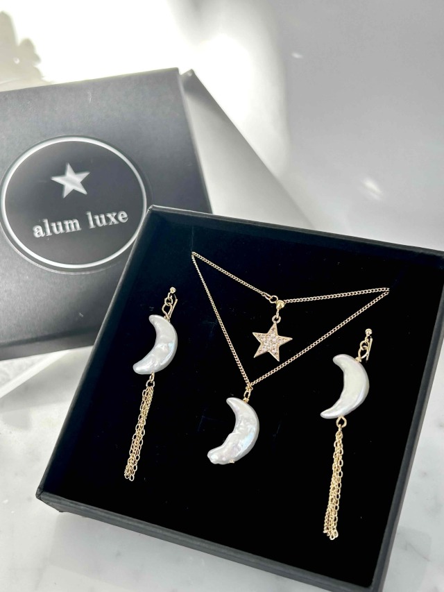 【数量限定Christmas jewelry coffret】CRESCENT MOON JEWELRY COFFRET