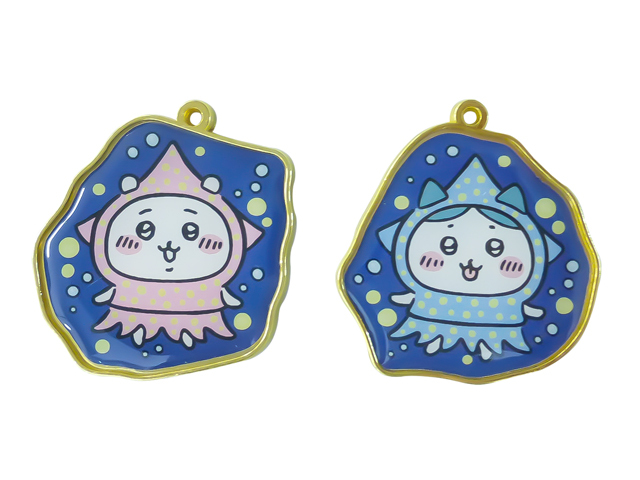 ちいかわ ♭◇ちいかわ◇富山限定「ほたるいか」 金属製 ダイカット