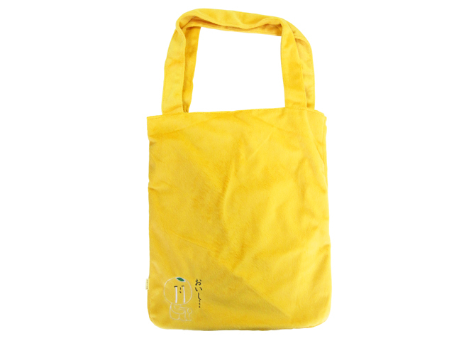 トートバッグ　ゆきおみかん　裏