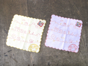 刺繍ハンカチタオル ダルマ