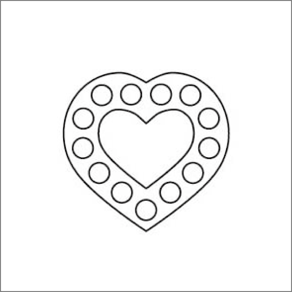 ジュエルアシストの穴にゲルでジュエルを固定します。