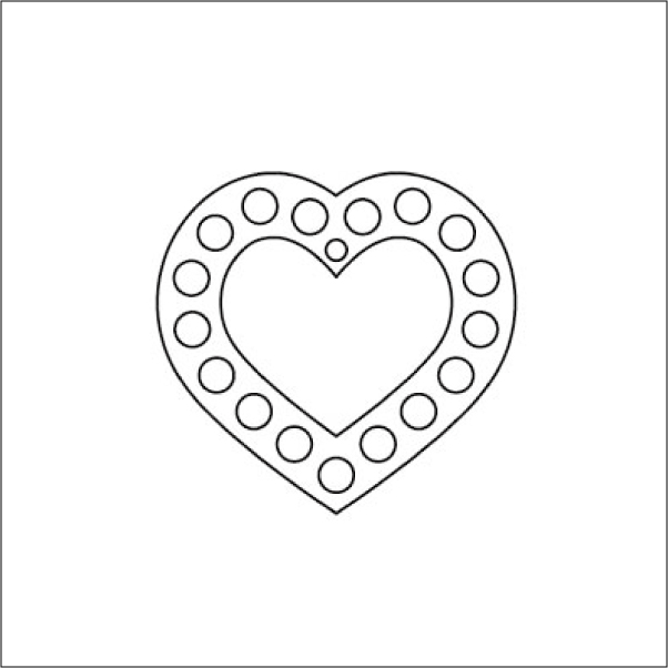 ジュエルアシストの穴にゲルでジュエルを固定します。