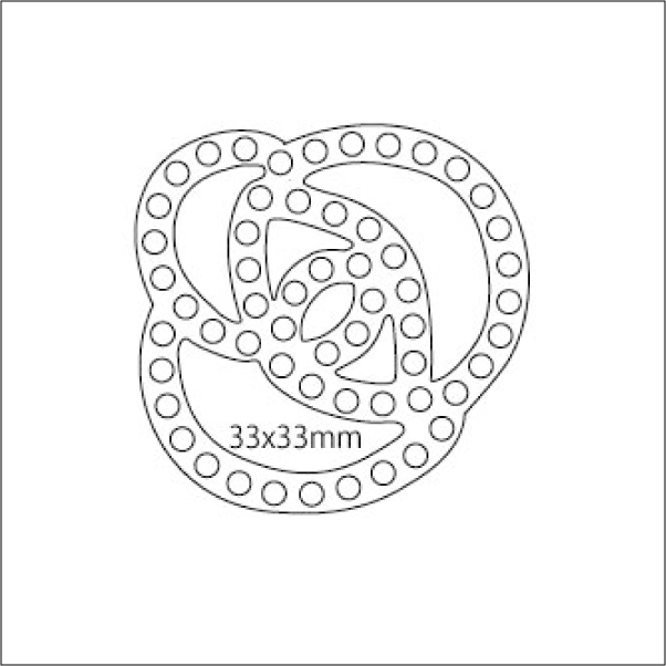 ジュエルアシストの穴にゲルでジュエルを固定します。