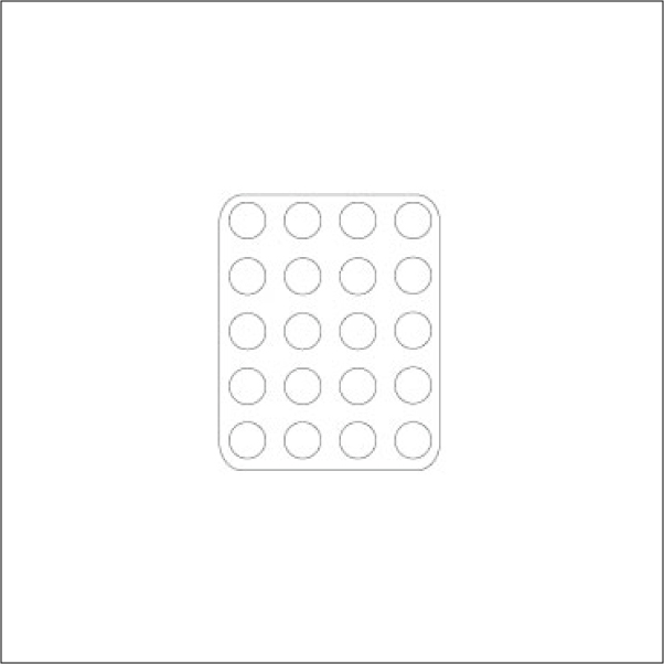 ジュエルアシストの穴にゲルでジュエルを固定します。