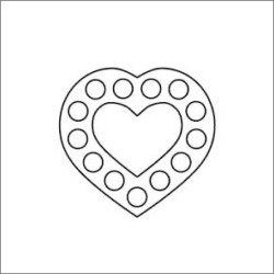 ジュエルアシストの穴にゲルでジュエルを固定します。