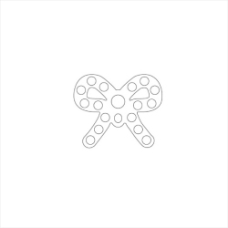 ジュエルアシストの穴にゲルでジュエルを固定します。