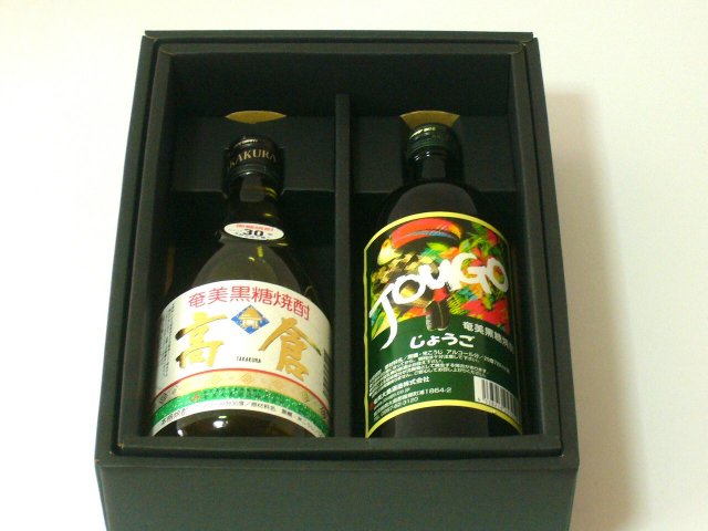 奄美黒糖焼酎高倉30度720ml・奄美黒糖焼酎じょうご720ml2本入り