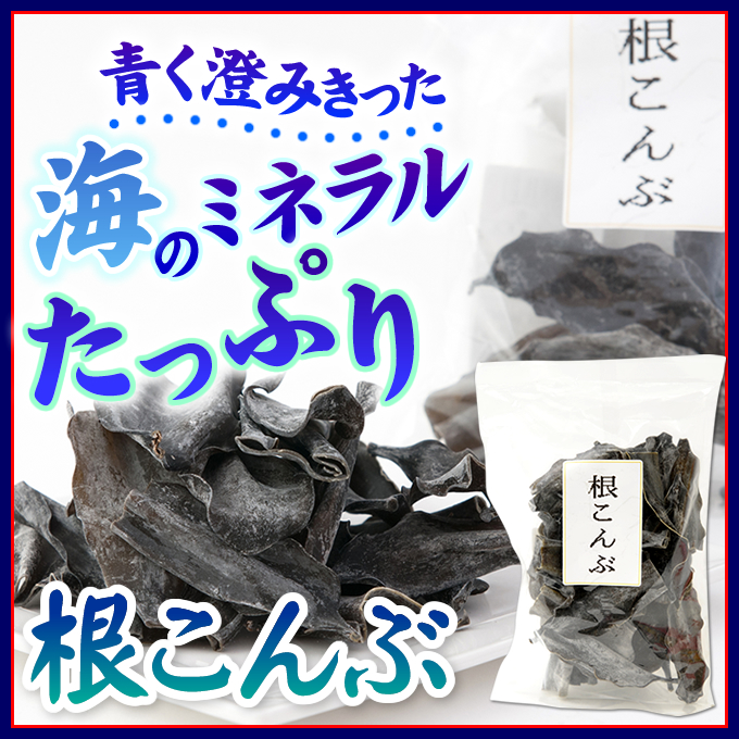 根昆布【こんぶ】100ｇ　根こんぶ