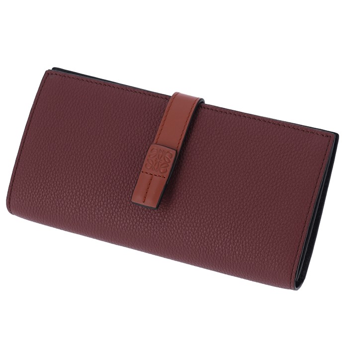 ロエベ LOEWE 長財布 バーティカルウォレット ラージ LARGE VERTICAL WALLET ワインレッド系 12412S40 0051 7755