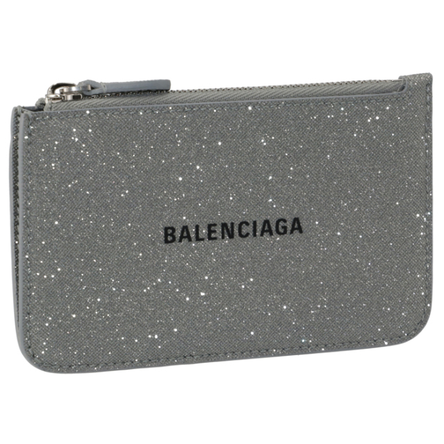 バレンシアガ BALENCIAGA カードホルダー＆コインケース ミニ財布 フラグメントケース グレー 637130 2102O  1501【FINALSALE】