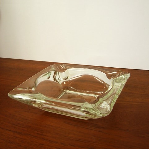 ガラス灰皿クリア FireKing