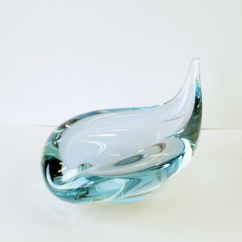 ビンテージ・ガラス灰皿　Holmegaardホルムガード