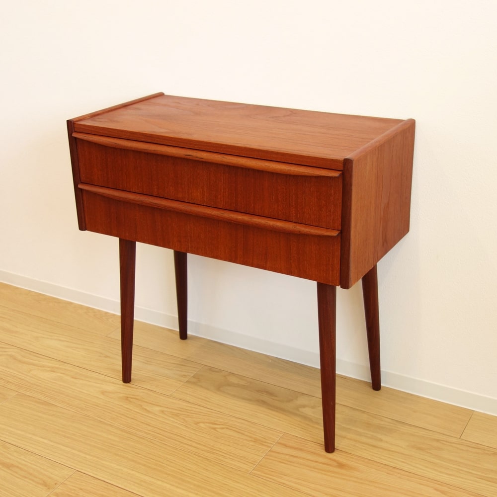 北欧ビンテージ2段チェスト