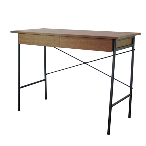 デスク幅100cm　ウォルナット天然木