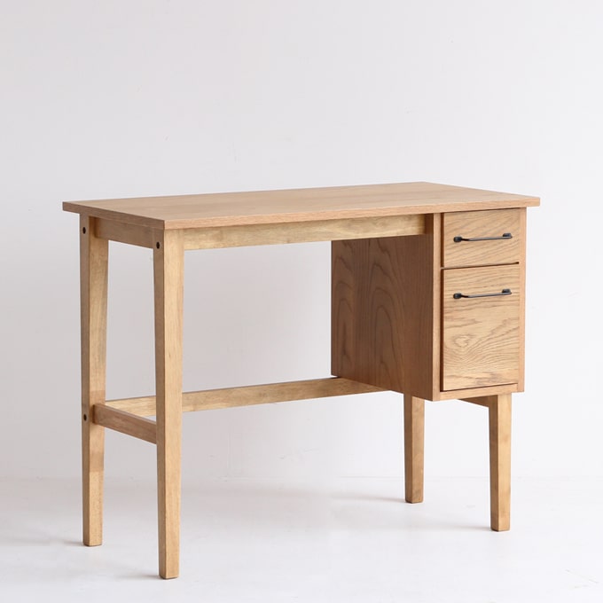 小さいデスク　オーク