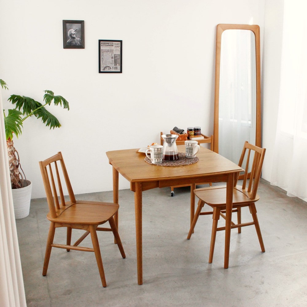 オーク2人用ダイニングセット