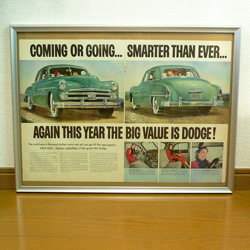 ac0224LIFE誌広告フレームDodge*amber design北欧中古家具やヴィンテージ雑貨等のインテリア通販