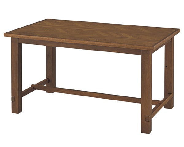 ダイニングセット　ヘリンボーン柄テーブル