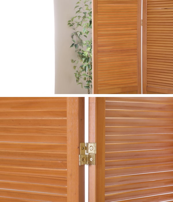 天然木パーテーション　ナチュラル