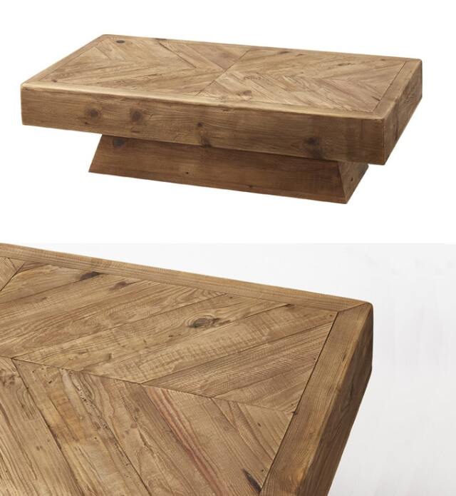 おしゃれな古材のコーヒーテーブル