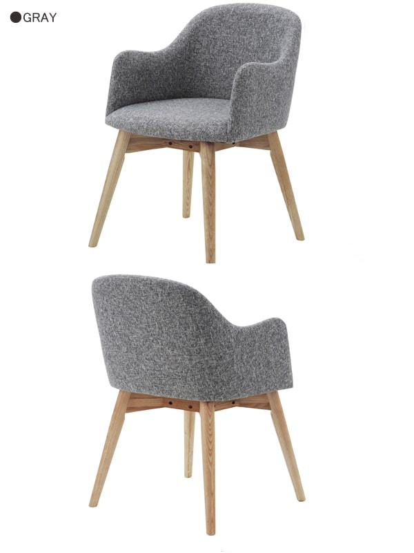 ダイニングセット椅子　グレー