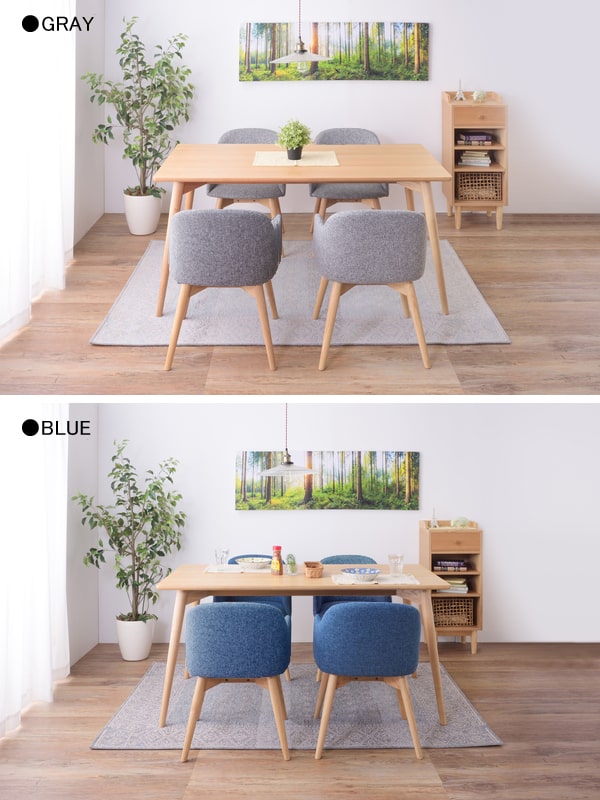 4人掛けダイニングテーブルと椅子のセット