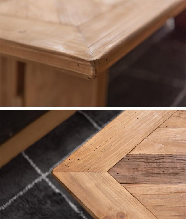 古材を利用したセンターテーブル