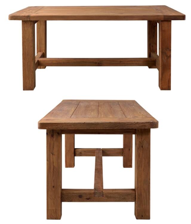 古材で作ったダイニングテーブル幅160cm