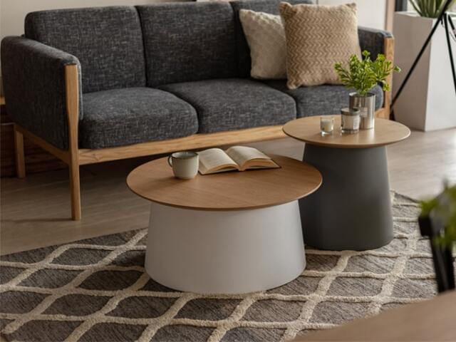 コットンラグ　アミ柄