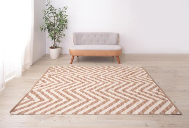 オールシーズン使えるコットンラグ170X230