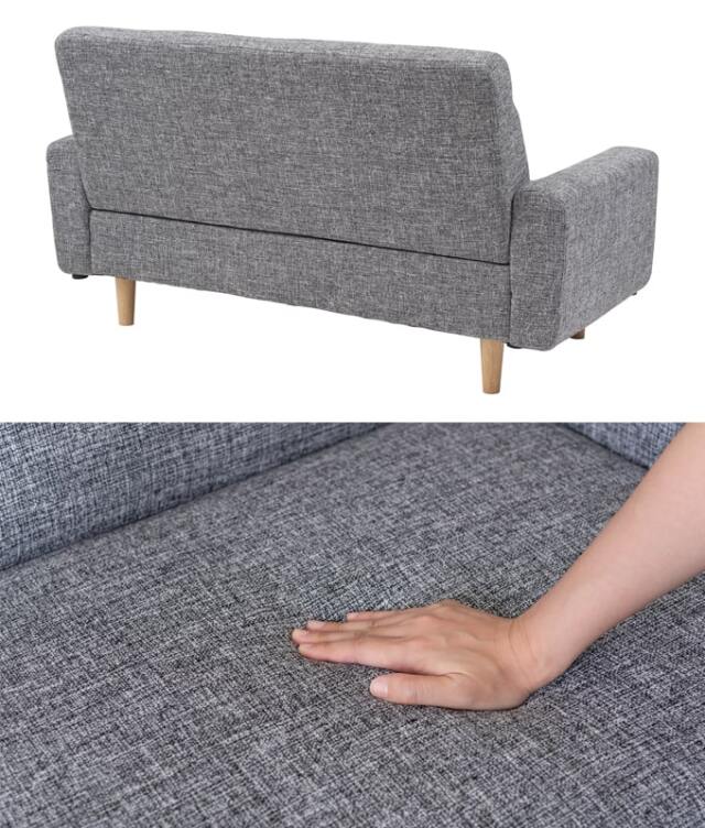 ２シーターソファ背面と座面
