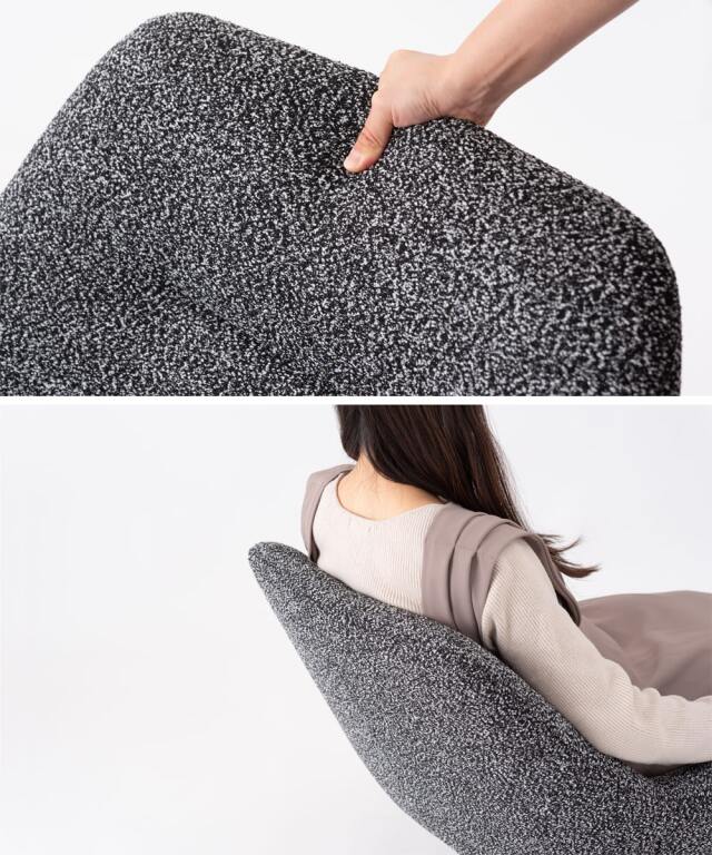 柔らかい座り心地のラウンジチェア