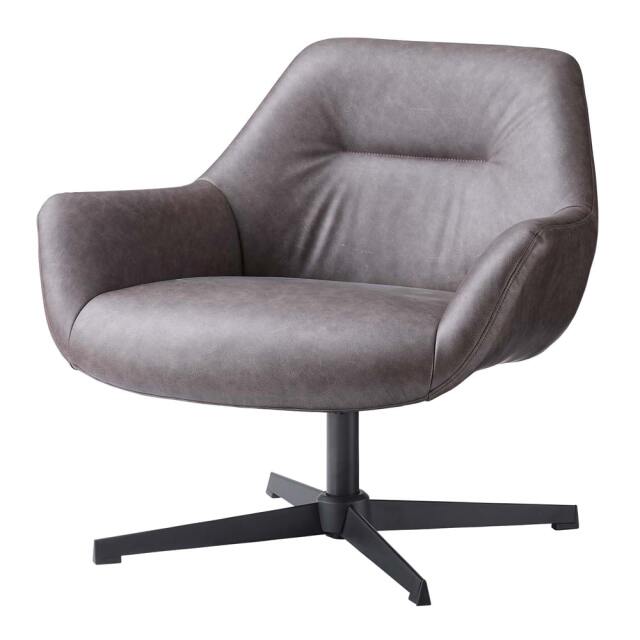 ラウンジチェア　ダークブラウン