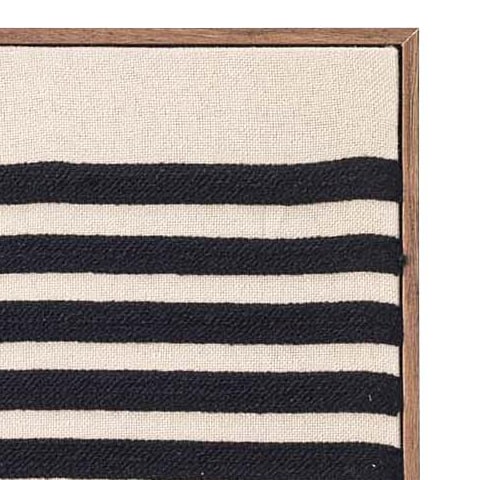 ファブリックのアートパネル黒