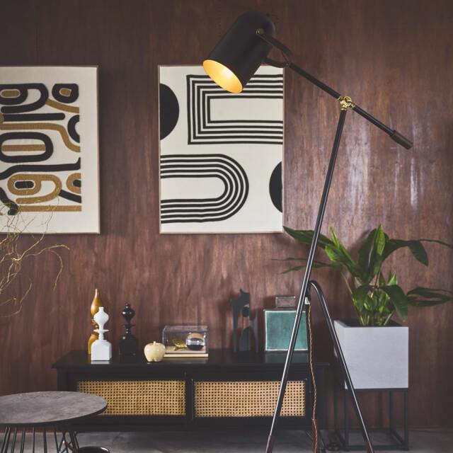 ミッドセンチュリーなデザインのアートパネル