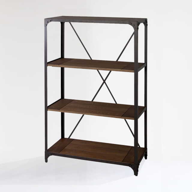 黒鉄脚オープンシェルフ幅90