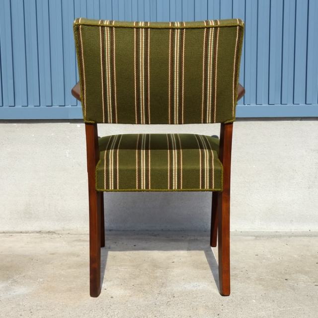 ビンテージチェア　ストライプ柄