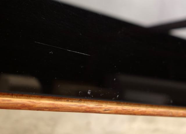 黒ガラス天板　コンディション