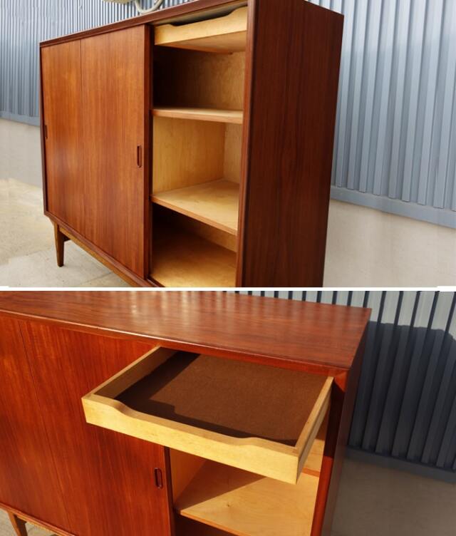 ヴィンテージ収納　右側戸棚