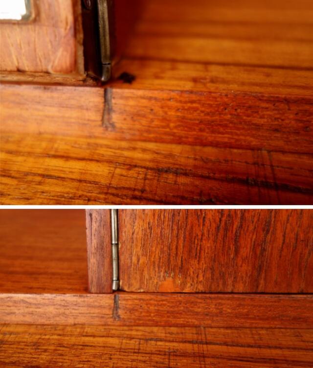 ヴィンテージ木製ビューロー　詳細