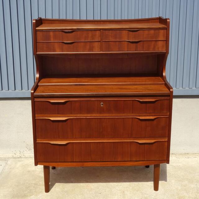 ヴィンテージ木製ライティングビューロー