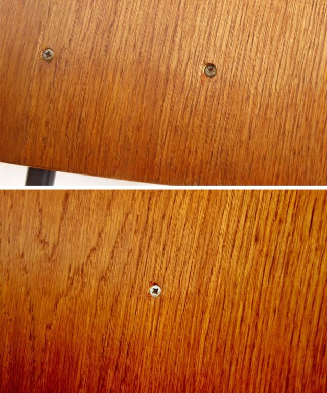 プライウッドチェア背もたれ詳細