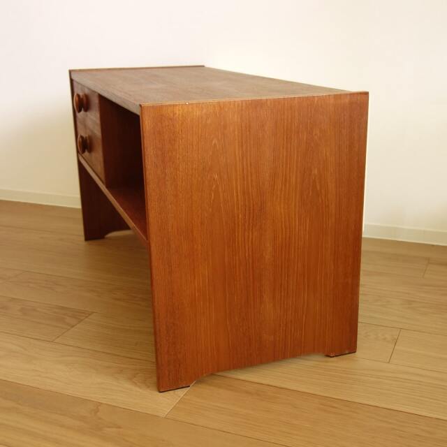 北欧ローキャビネット右側面