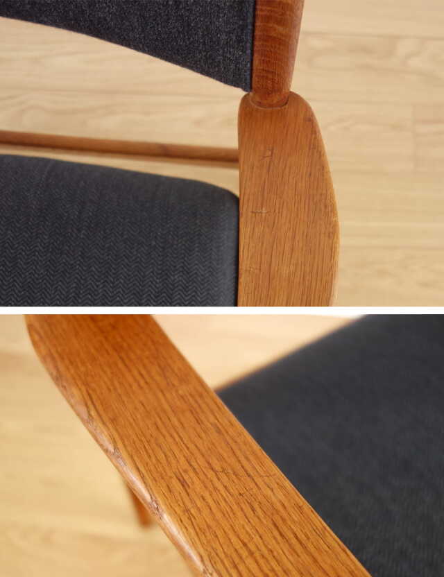 ビンテージ木製チェア　右アームレスト